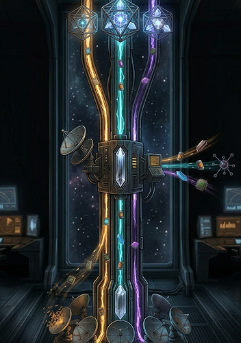 Station tech tower illustration